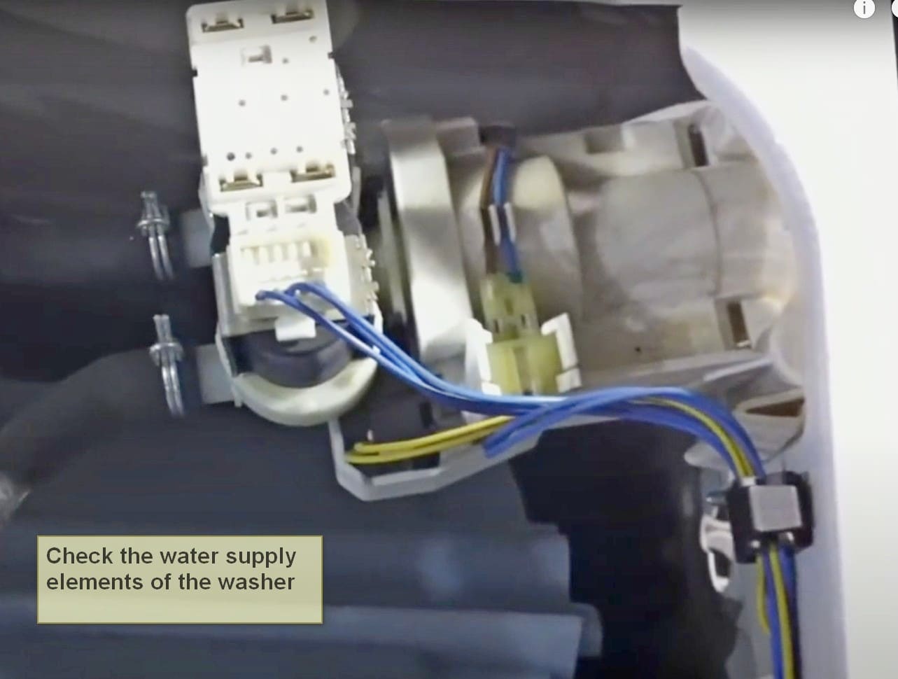 Bosch Washing Machine Error Code E29 check water supply elements