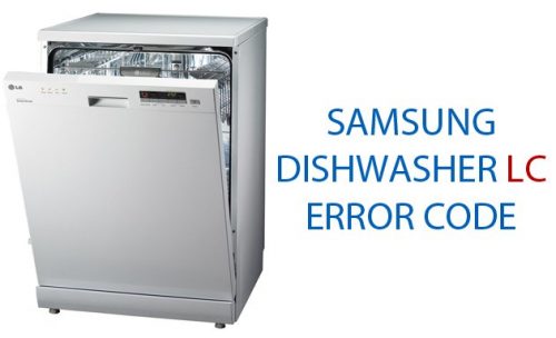 Samsung Dishwasher LC Error Code