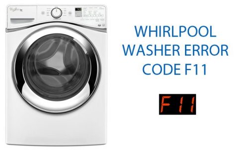 Whirlpool Washer Error Code F11