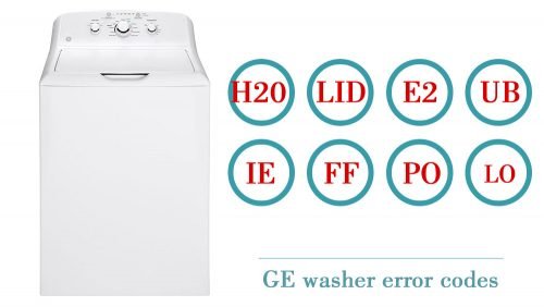 GE washer error codes