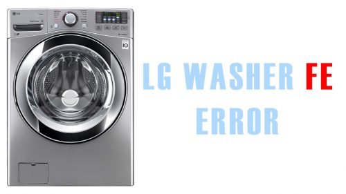 LG washer FE error