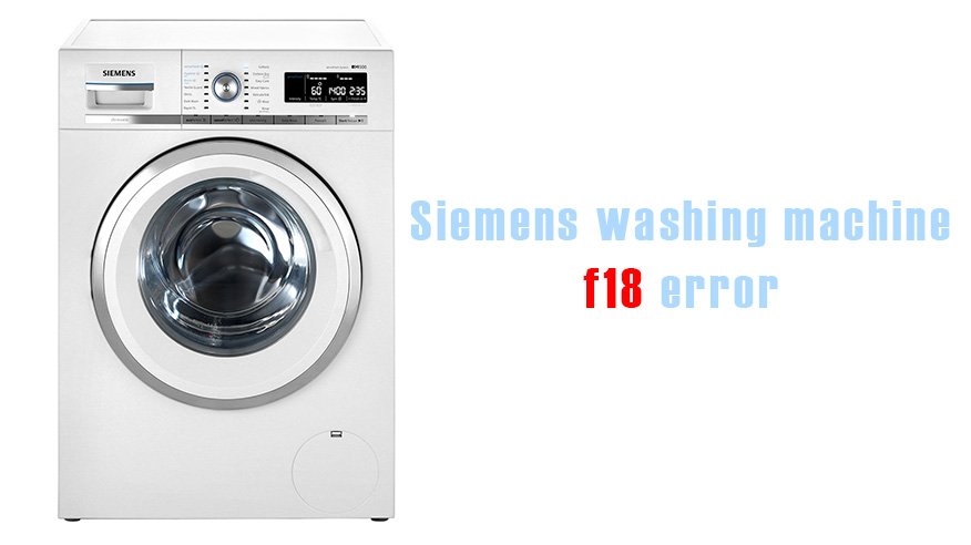 neef helling Tante Siemens washing machine error f18