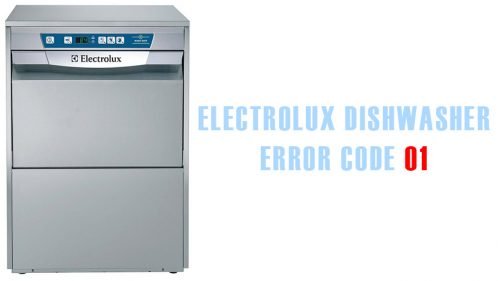 Electrolux dishwasher error 01