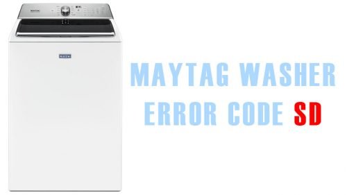 Maytag washer error code sd