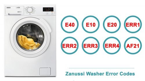 Zanussi Washer Error Codes