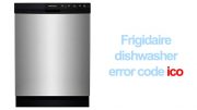 Frigidaire dishwasher error code ico