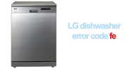 LG dishwasher fe error