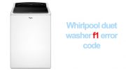Whirlpool duet washer f1 error code