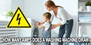 How many amps does a washing machine draw