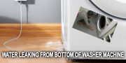 Water leaking from bottom of washer machine