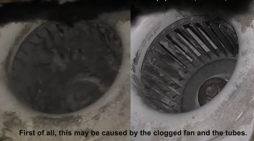 clogged fan LG washer