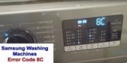 Samsung Washing Machines Error Code 8C