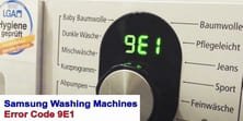 Samsung Washing Machines Error Code 9E1