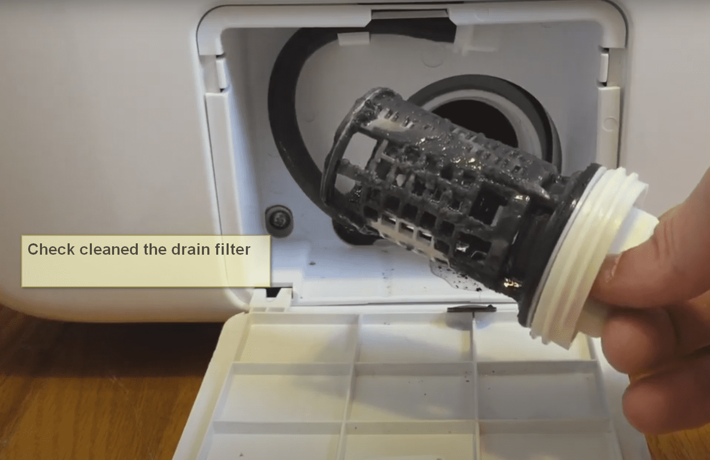 Samsung washing machines drain filter