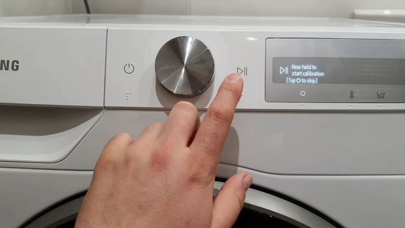 reset a washing machine