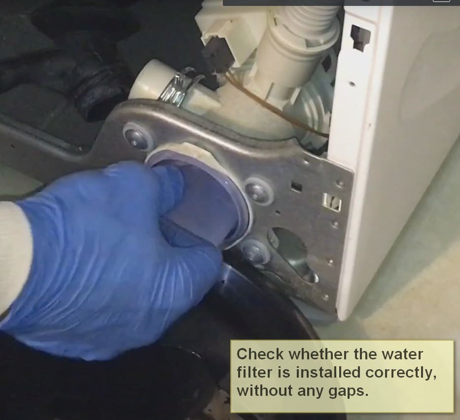 Bosch Washers Error Code F04 water filter
