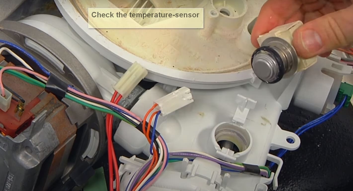 Bosch dishwasher error code E13 check the temperature sensor