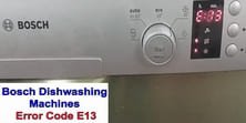 Bosch dishwasher error code E13