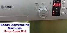 Bosch dishwasher error code E14