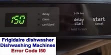 Frigidaire dishwasher error code I50