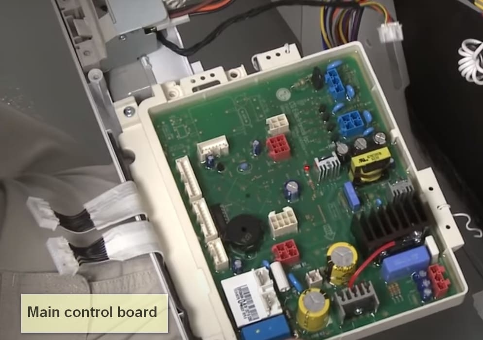 LG dishwasher error code CL main control board