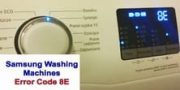 Samsung Washing Machines Error Code 8E