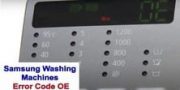 Samsung Washing Machines Error Code OE