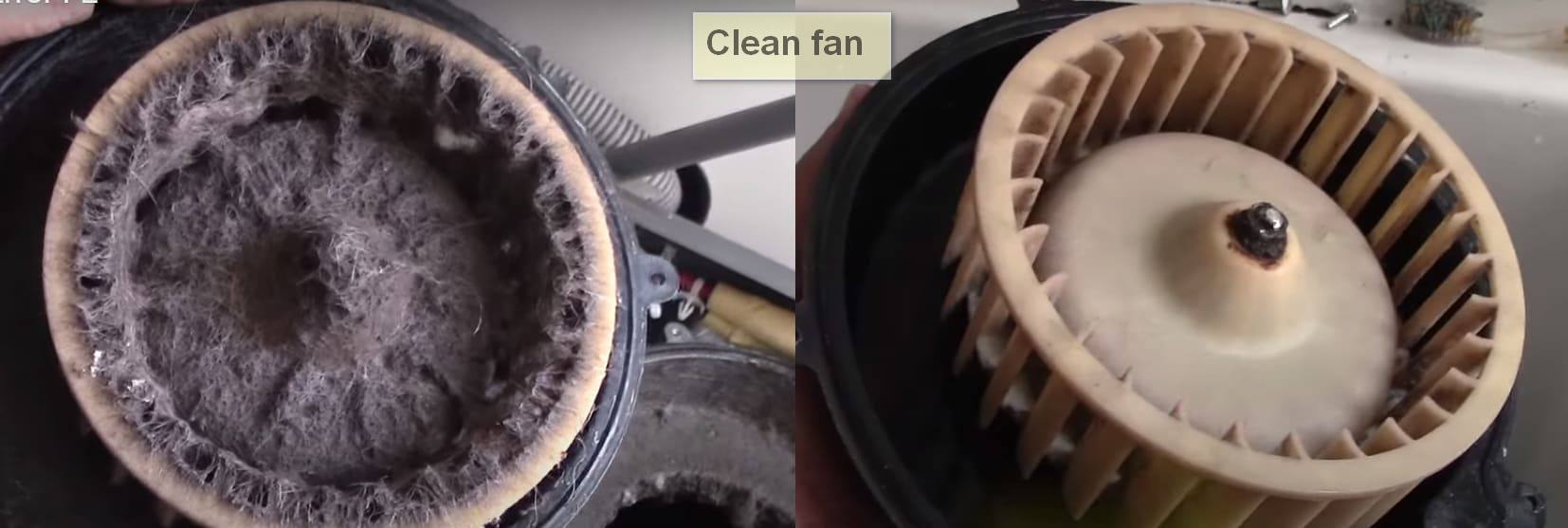 Samsung Washing and Drying Machines Error Code FE clean fan