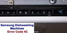 Samsung dishwasher error code 4C