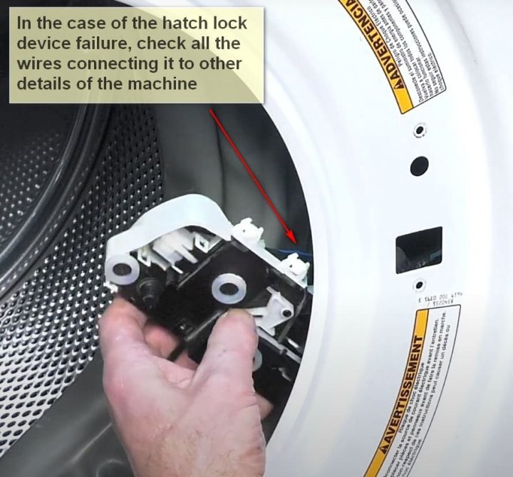 Whirlpool washing machine error code DE