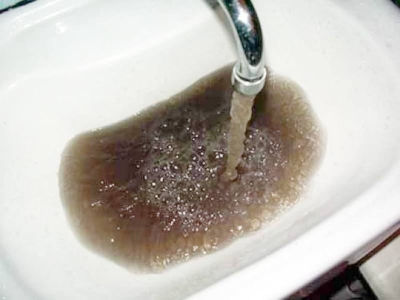 Contaminated water