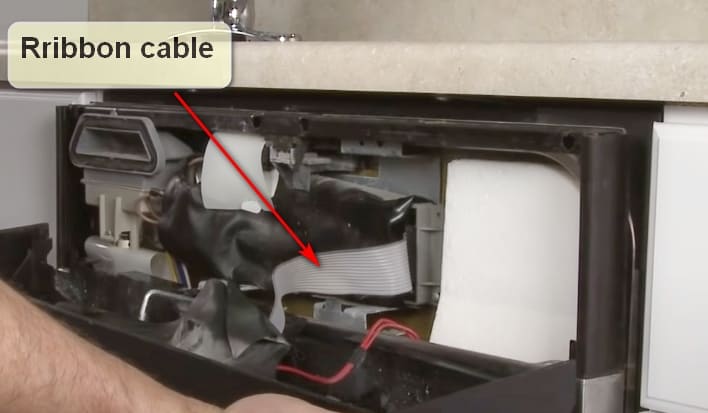 What to do if your Frigidaire dishwasher won't turn on tumb Rribbon cable