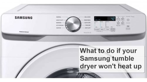 What to do if your Samsung tumble dryer won't heat up