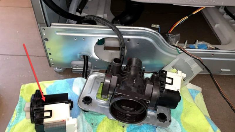 Faulty or clogged drain pump