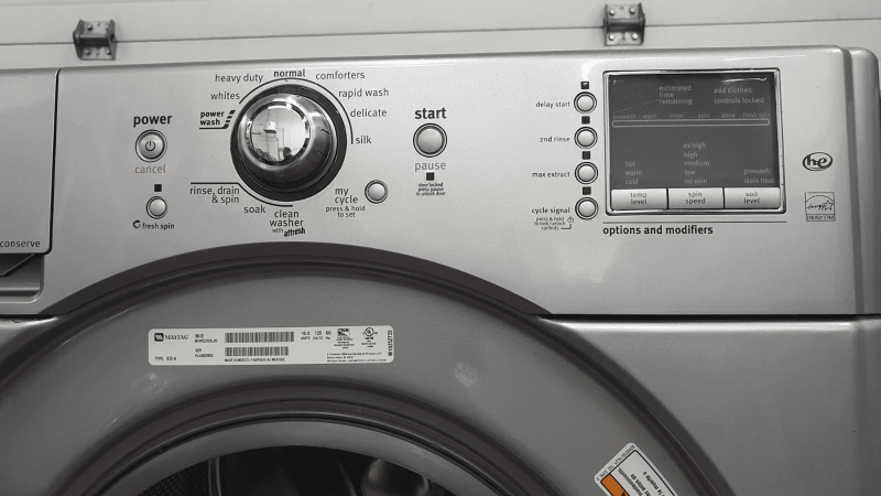Self-diagnosis of Maytag washing machines