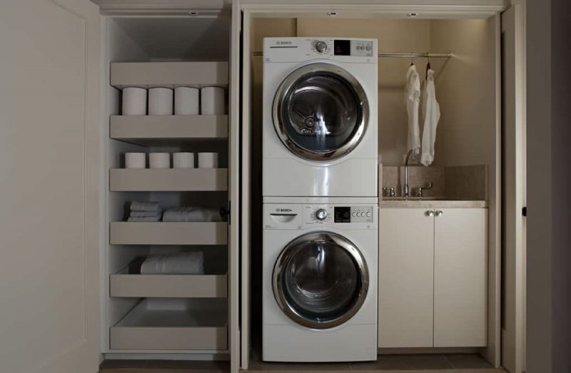Free space above the dryer