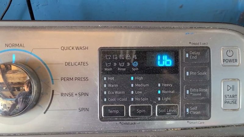 Samsung washer UB code