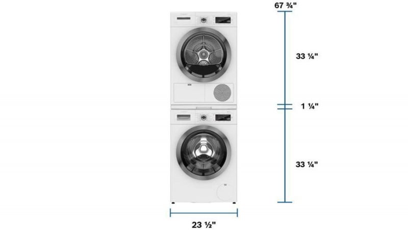 Washer and dryer dimensions