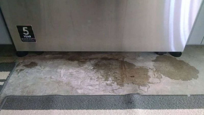 dishwasher leaking
