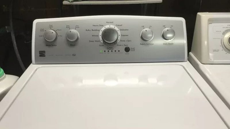 Kenmore washer series 500 stuck on sensing