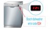Bosch dishwasher error code E25
