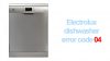 Electrolux dishwasher error code 04