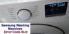 Samsung Washing Machine Error Code SUD