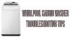 Whirlpool Cabrio washer troubleshooting tips