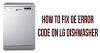 How to fix OE error code on LG dishwasher